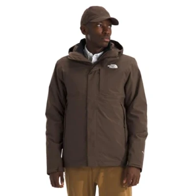 Image of The North Face Carto Triclimate Jacket Soft shell jacket, Men&#039;s, Size: Medium, Smokey brown/black