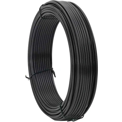 Image of vidaXL Fence Binding Wire Anthracite 80 m PVC coated steel