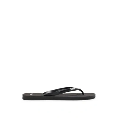 Image of BOSS Mens Tracy Thng Flip flops with branded strap Size 7