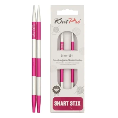Image of KnitPro Knitting Pins: Circular: Interchangeable:, Metal, Assorted, 5mm