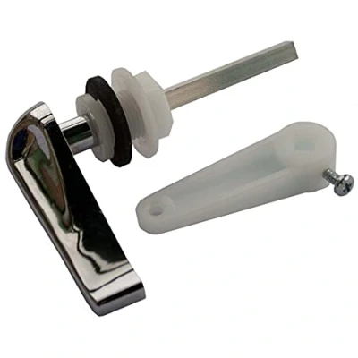 Image of Oracstar Low Level Cistern Handle Pack Chrome Plated Plastic
