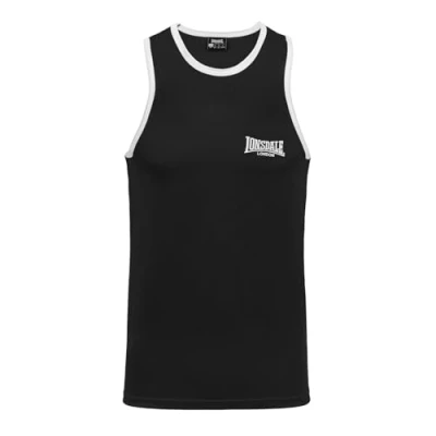 Image of Lonsdale Mens Boxing Vests Black/White M