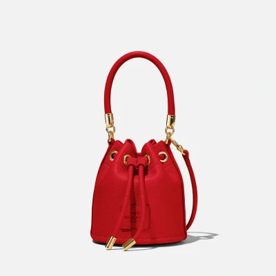 Image of Marc Jacobs The Micro Leather Bucket Bag