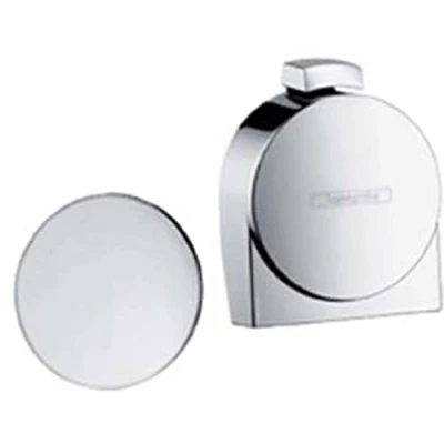 Image of hansgrohe Exafill S overflow bath filler set, chrome