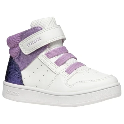Image of Geox Boy&#039;s B ECLYPER Girl A Sneaker, White, 10 UK Child