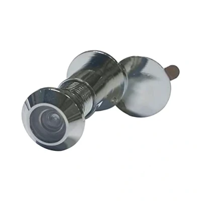 Image of vasalat 1274 ANG 12 JC CROMO Door Viewer Diameter mm Wide Angle 170 TS 20 30 Chrome Plated Brass