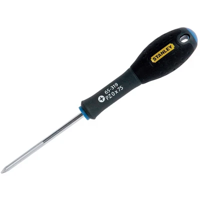 Image of Stanley Fat Max Screwdriver Pozidrive Pz0X75Mm Black
