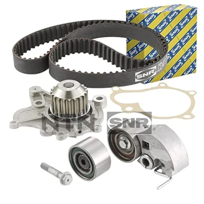 Image of 2431227000, 2431227250, 2441027000, 2441027250, 2481027000 Water Pump + Timing Belt Kit SNR KDP470.240 28mm HYUNDAI: Santa Fe I, Getz