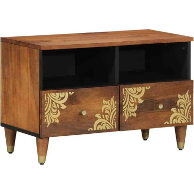 Image of vidaXL TV Cabinet 70x33x46 cm Solid Wood Mango