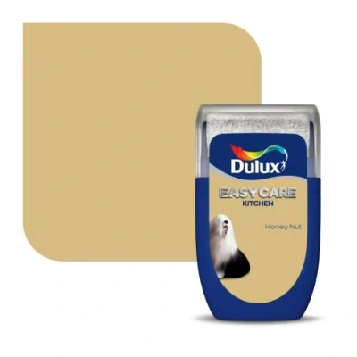 Image of Dulux Easycare Kitchen tester paint Honey Nut 30ML