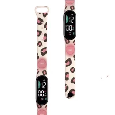 Image of ISABELLA MOON Kids Watch, Digital LED Watch for Boys Girls Sport Soft Silicon Wristwatch (Heart)