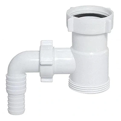 Image of Drain Waste Trap Pipe Extension Connector 1 1/2&quot; BSP with Dishwasher Input