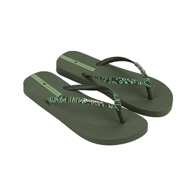 Image of Ipanema Women&#039;s Duna FEM Flip Flop, Green, 1/2 UK