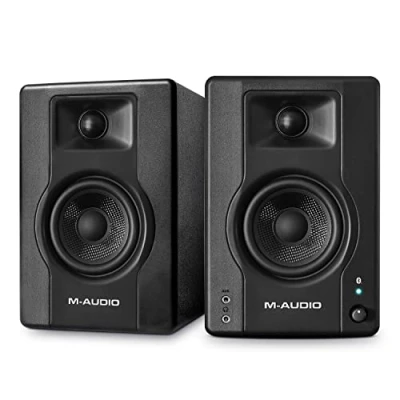 Image of M Audio BX4BT 4.5&quot; Studio Monitors &amp; PC Speakers with Bluetooth for Recording and Multimedia Music Production Software, 120W, Pair , Black