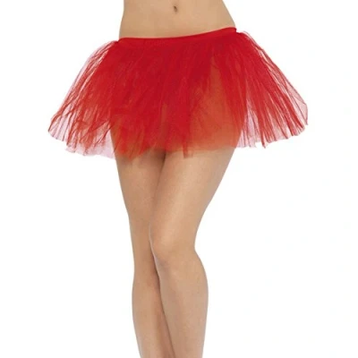 Image of Smiffys Tutu Underskirt, Fuchsia 4 Layers, 30cm Long, Fever Tutu&#039;s &amp; Petticoats Fancy Dress, Dress Up Accessories