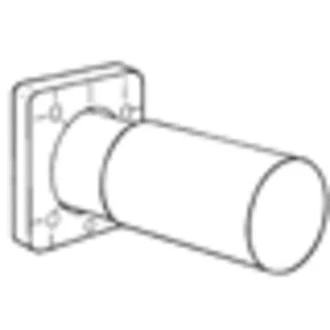 Image of Vent Axia VA140903A Brown Wall Ducting Kit