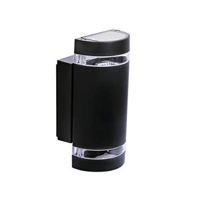 Image of Wall lamp Light Lighting Outdoor Aluminium die cast Black semicircular Kanlux 22441