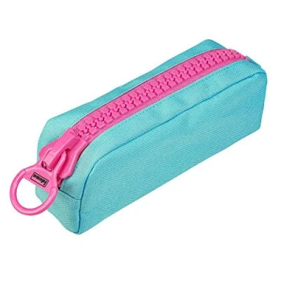 Image of Idena 20100 Pencil Case with Giant Zip, Turquoise, 1 Piece