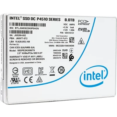 Image of Intel SSD DC P4510 SERIES 8.0TB 2.5IN