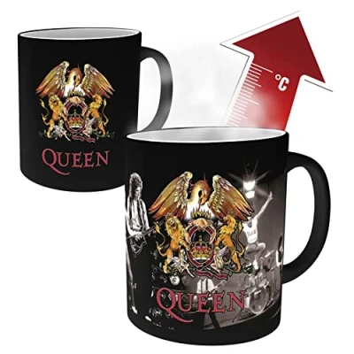 Image of GB eye Queen Crest Heat Change Mug