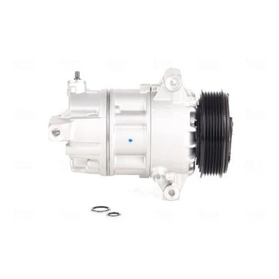 Image of 21000238 AC compressor NISSENS 890056 CVC6 12V PAG 46 R134a with oil ALFA ROMEO: Giulietta Hatchback, FIAT: 500L