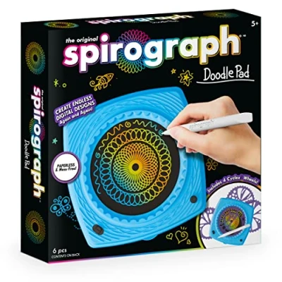 Image of Spirograph Doodle Pad Electronic Drawing Christmas Presents Travel Ages 8+