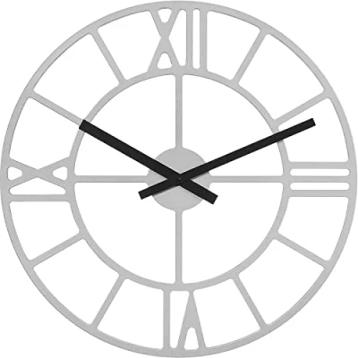 Image of Hermle Wall Clock, Wood Plastic, red/Black, 68cm x 26cm 5cm