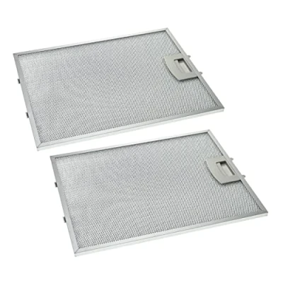 Image of vhbw 2x metal Grease Filter compatible with Balay 3BD774NP/01, 3BD774XP/01, 3BD791BP/01, 3BD791NP/01 Extractor Fan,