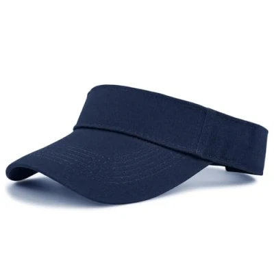 Image of EHOTER Sun Visor Hat Golf Sports Tennis Beach Unisex Summer Adjustable UV Protection Cap for Women Men Outdoor (Navy)