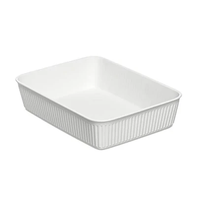 Image of Tatay Drawer Organiser A5 Baobab, Polypropylene, BPA free, White. Measures 17,7 x 24 5,6 cm