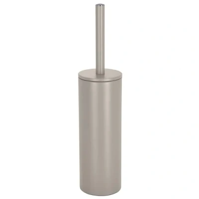 Image of Spirella BATH BRUSH WITH STAINLESS STEEL HOLDER AKIRA TAUPE MATE, Metal, 40 x 9.5 cm