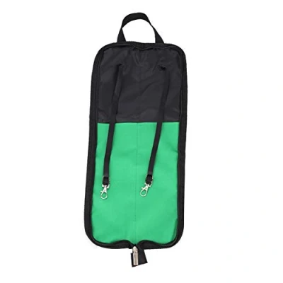 Image of Drum Stick Bag, Storage Hanging Bag Drumstick Portable Handbag with Handle(Green)