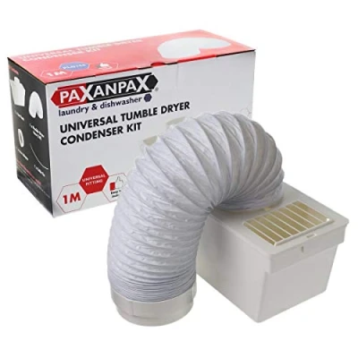 Image of Paxanpax PLD156 Universal Tumble Dryer Internal Condenser Kit, Includes Hose, Box and Accessories.