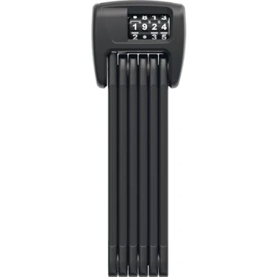 Image of ABUS Bordo 6000C folding lock with Saddlefix mount and amp; rain cap hardened steel combination 4 digit code security level 10 length 90 cm