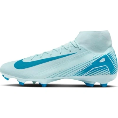 Image of Nike Men&#039;s Zm Superfly 10 Acad Fg/Mg Football Shoe, Glacier Blue/Blue Orbit, 9.5 UK