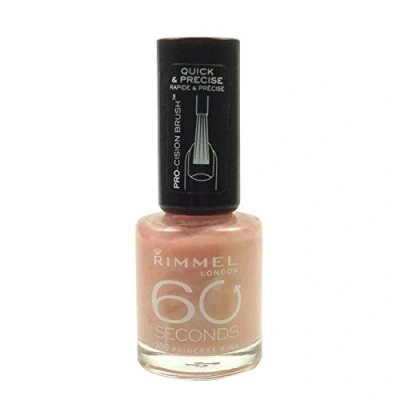Image of Rimmel 60 Seconds Nail Polish 200 Princess Pink 8ml