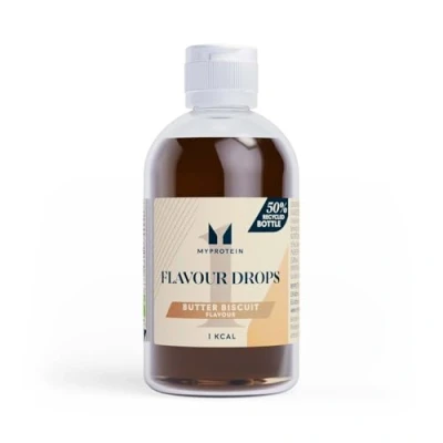Image of MyProtein FlavDrops Butter Biscuit, 50ml Zero Calorie Flavor Drops for Protein Shakes, Smoothies, and Meal Replacements