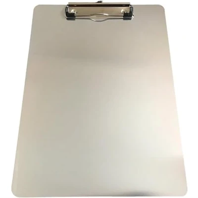 Image of Pack of 12 Janrax A4 Metal Clip Boards Aluminum Clipboard