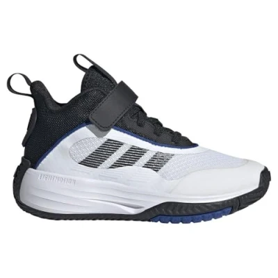 Image of adidas Performance Ownthegame 3.0 Unisex Basketball shoes for kids, Size: 13K, Footwear white/core black Textile/synthetics