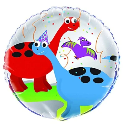 Image of Unique Party 56699 18&quot; Foil Dinosaur Balloon
