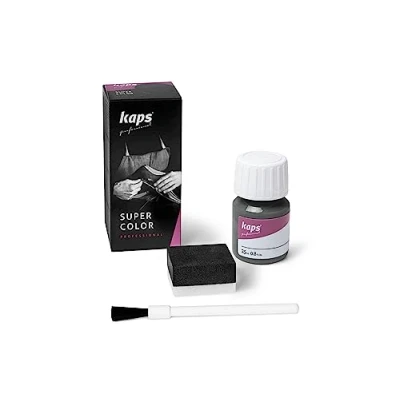 Image of KAPS Super Color, Leather Dye for Natural Leather, Faux and Fabric, 25 ml (115 Dark Grey)