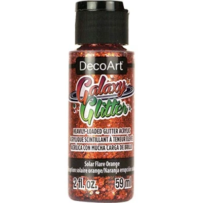 Image of Deco Art DecoArt Galaxy Glitter, Orange, 59ml