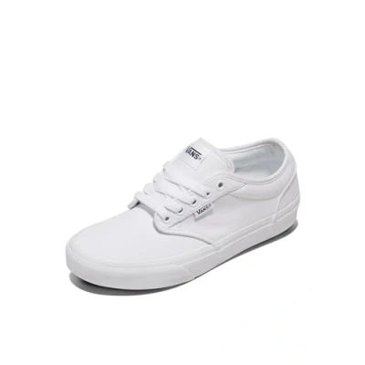 Image of Vans Women&#039;s Atwood Sneaker, Canvas White, 7.5 UK