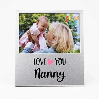 Image of Love You Nanny Aluminium Photo Frame 6&quot; x 4&quot;