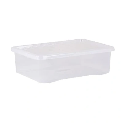 Image of Wham Plastic Storage Boxes Pack Of 5 (32 Litre)