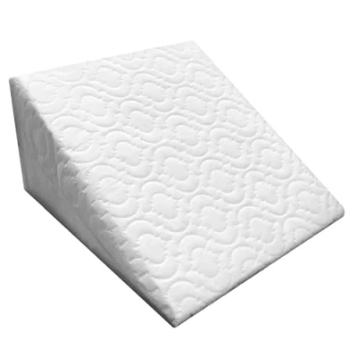 Image of KISAA Living Bed Wedge Support Pillow Orthopaedic Medium Density Foam Adjustable for Sitting, Reading, Back Pain, Leg Heartburn, Acid Reflux, GERD, Snoring Washable Cover