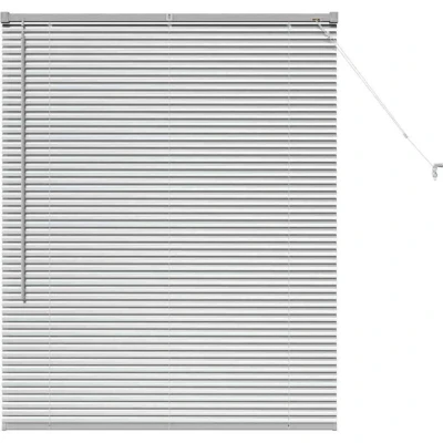 Image of With Curtains Manual Silver 105 x 130 cm Aluminium Vidaxl