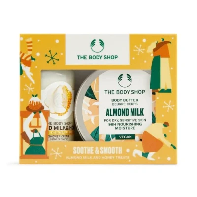 Image of The Body Shop Soothe &amp; Smooth Almond Milk Honey MINI Gift