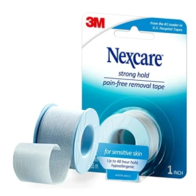 Image of Nexcare Sensitive Skin Low Trauma Tape 1 in x 144 ea
