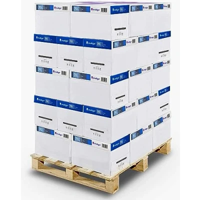 Image of indigo Excellent Copy Paper A4 White Box of 5 Reams Bright Premium Office Printing and Copying 2500 Sheets (80 GSM) 40 Boxes